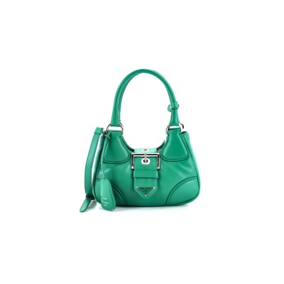 PRADA RE-EDITION 2002 MOON HANDLE BAG PADDED NAPPA LEATHER 1BA381 (22.5*16*7.5cm)
